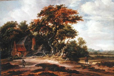 Wooded Landscape near Haarlem by Salomon Rombouts